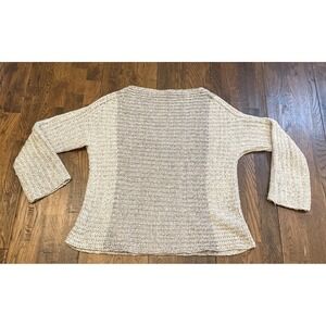 ATM Anthony Thomas Melillo Wool Blend Dolman Sleeve Sweater Gray Small AW8227-UY